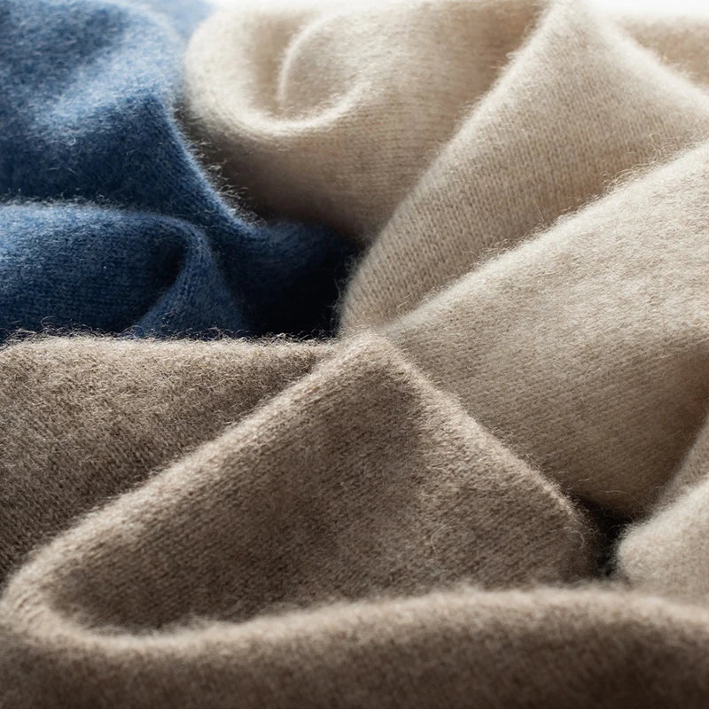 Close-up of a soft brushed knit