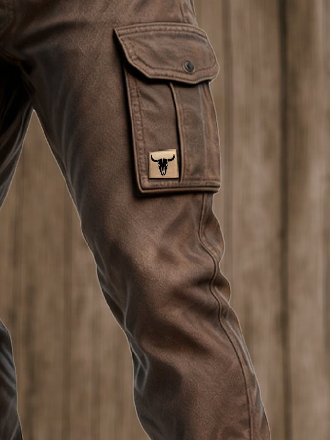 Flap cargo pocket on the leg