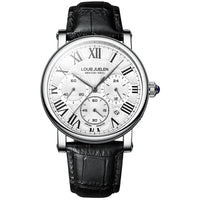 White Dial / Black Strap