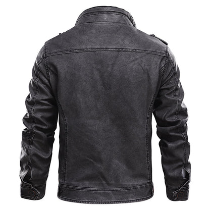Black moto jacket without the hood