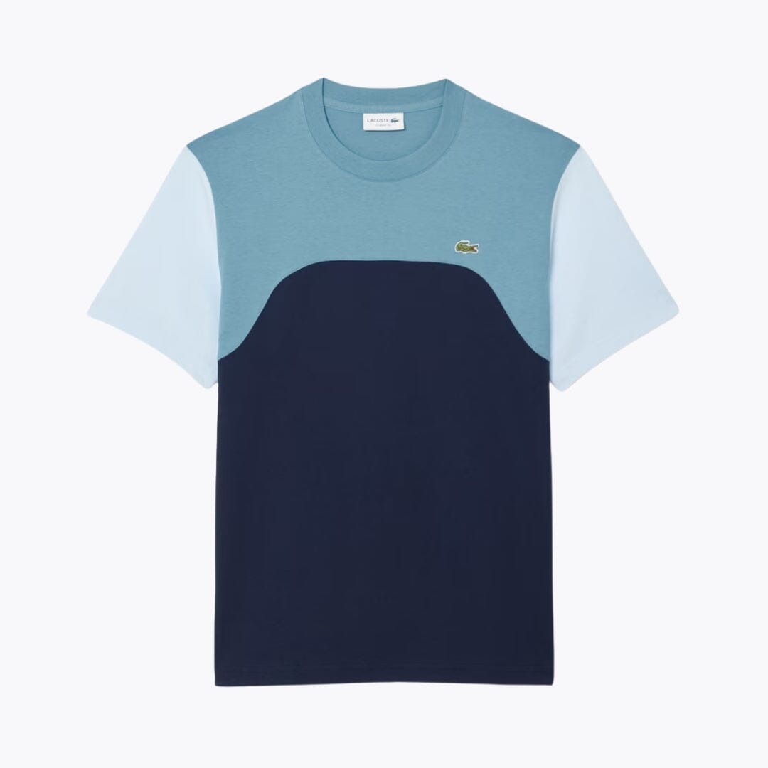 LC-T-shirt van katoenen jersey met colour blocking
